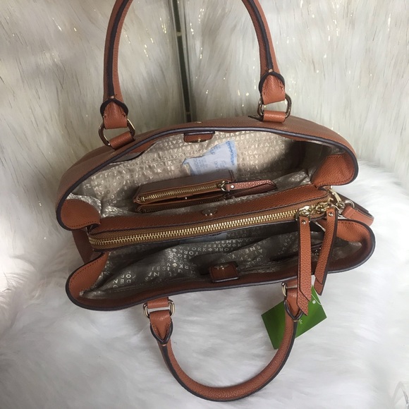 KATE SPADE EVANGELIE LARCHMONT AVENUE SATCHEL - Picture 8 of 8